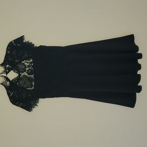 Francesca’s Lace & Satin Cocktail Dress